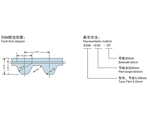 S5M型STD圆弧齿同步带(橡膠/聚胺酯)